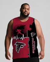 Sports Men's Big & Tall Sleeveless Shorts Two-piece